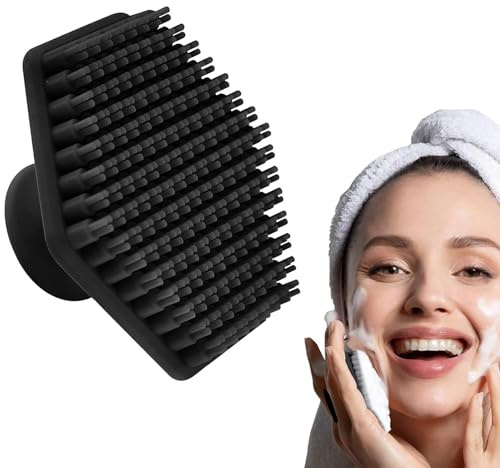 Silicone Face Brush - Silicone Silicone Face Splicer Face Wash Brush Face Cleansing Brush Facial Cleansing Scrubber Waster-Washer-Liconcone Peeler, Peeling Brush