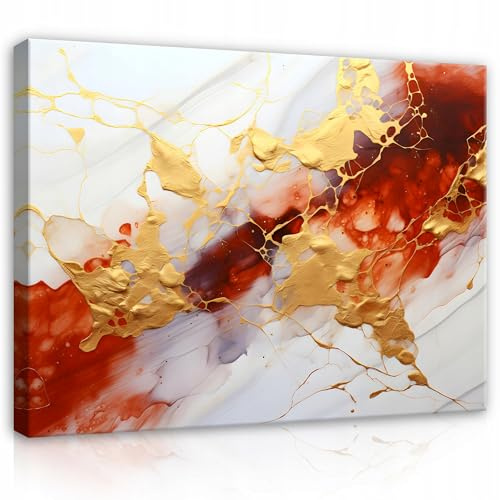 WallArena Leinwand Bilder 60x40 cm | Abstrakt, Leinwandbilder, Bild auf leinwand, Format: 60x40 cm (BxH) - einteilig auf Canvas Leinwand. Das Leinwand