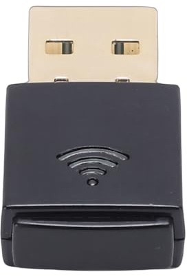 Elprico Adaptateur WiFi pour PC de Bureau, Adaptateur USB WiFi 6 avec Double Bande 5 GHz/2,4 GHz, Antennes à Gain élevé Intégrées, Prise en Charge des Ordinateurs Portables de Bureau