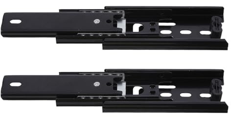 Gadpiparty Guide per Cassetti Telescopiche in Metallo da 4 Pollici, Set da 2 Cuscinetti a Sfera a 3 Stadi, Scivoli per Mobili da Cucina Estensione Completa e Montaggio Inferiore