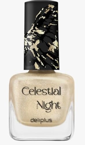 Celestial Night Nail Polish, Pale Pink Shimmer, Liquid Formula, 10ml, Vitamin Enriched Base Coat Treatment, PACK OF 3