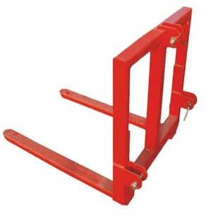 P. Lindberg Palettengabel für Traktor, 1000 kg Tragkraft, Kat. 2-Anbau | 120cm Gabeln, Ø28mm Hubbolzen, 63cm Gabelabstand für den Transport von Paletten, landwirtschaftlichen Erzeugnissen & Lagergut