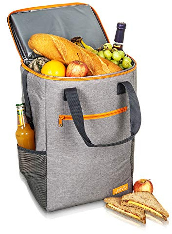 LIVIVO Premium 30 Litre 48 Can Lunch Cool Bag Insulated Cooler Backpack Meal Box – Ideal for Keeping Food & Drink Cooler for Long Time – Perfect for Camping Picnic BBQ Party Beach Garden Outdoor