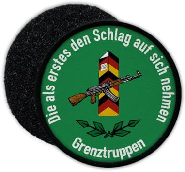 Copytec Patch DDR Grenztruppe Grenzstein AK NVA Grenze Sicherung MfNV Überwachung #31417