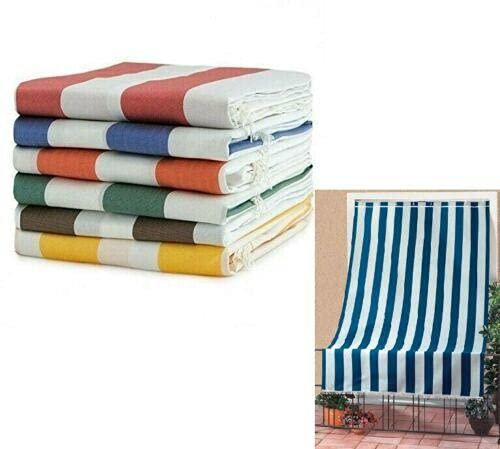 21S Tenda da Sole con Anelli Giardino Balcone Resistente Esterni Veranda Sole 150x250 Rosso/Bordeaux