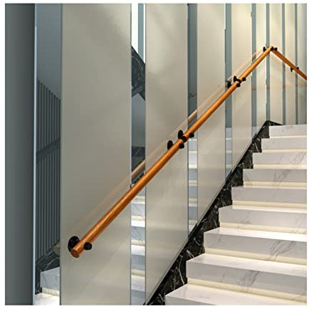 YNGJUENCP Corrimani In Legno Antiscivolo, Per Scale Da Interno, Corrimano Di Pino, Scale Senza Barriere Grab Bar, Per Anziani, Anziani A Muro Per La Casa Corridoio Corridoio Ringhiere Decki(Size:30cm)