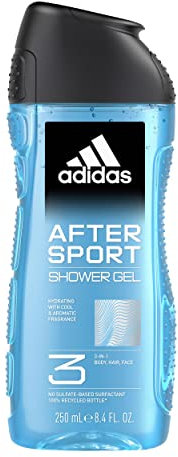 adidas 3in1 After Sport Duschgel für ihn, mit aromatisch-frischem Duft, 250 ml