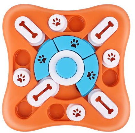 JOPHEK Verlangsamen Sie das Fressen von Hundespielzeug, Intelligenz-Spielzeug für Hunde, interaktives Puzzle für Welpen, Katzen, kleine, mittlere und große Hunde, IQ-Training