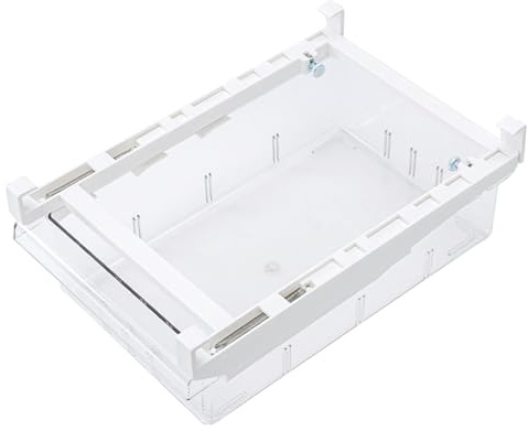 WOHPNLE Refrigerator Drawer, Large Capacity Transparent Rectangular Fridge Under Shelf Drawer Fridge Organizer Bin For Cheese, Deli Meat, Drinks, Fruit, Vegetable