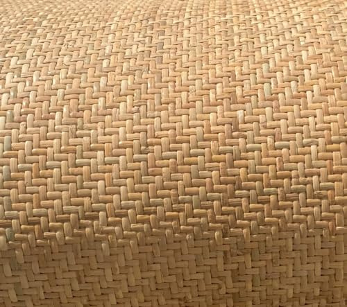 Ratan Rollo Mimbre, Mimbre Rollo, 40 x 150cm rollo ratan, Rejilla Mimbre, Mimbre Natural, ratan, Rattan, Ratan Natural por Metros, Rollo de Mimbre para Muebles, Silla ratan Aparador Cabecero ratan