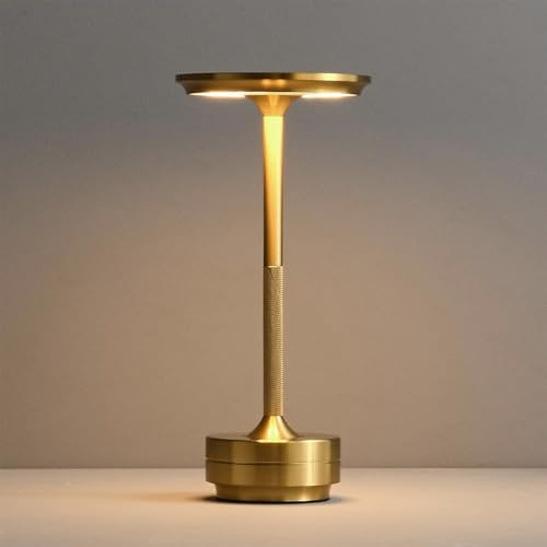 Starhot Rechargeable Cordless Table Lamp - 5200mAh LED Desk lamp with USB-C Charging, 3-Color Stepless Dimming, IPX4 Waterproof, Memory Function,Cordless lamp,for Bedroom/Outdoor/Dining/Patio