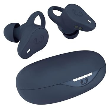 Fresh 'n Rebel Twins Move, Écouteurs sans Fil Intra-Auriculaires Bluetooth Sport, Résiste aux éclaboussures, avec Microphone, Bouton Cliquable et Contrôle du Volume, 30h D'Autonomie (Steel Blue)