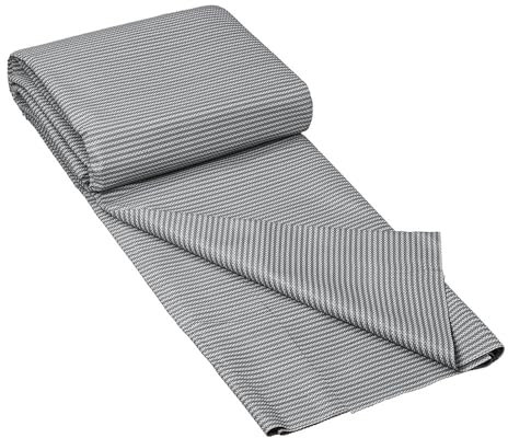 Campout Zeltteppich – 2,50 x 5,00 m – Vorzeltteppich - Zeltteppich für Wohnwagen – Zeltboden – beidseitig verwendbar – schimmelresistent – Robustes Material – UV-beständig – Größe anpassbar – Grau