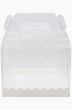 Clear Lid Bento Cake Box, 12.7 cm (5 inch) (5)