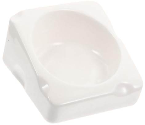BAZEITFLOW Gamelle pour Hamster et Rat Céramique Contenant Nourriture et Eau avec Fond Stable pour Petits Animaux