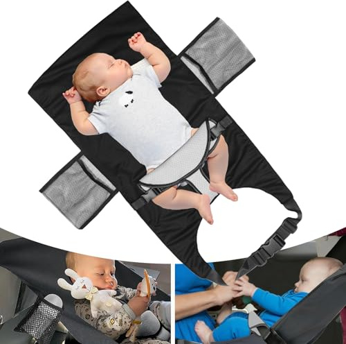 Repose Pied Avion Enfant,Lit Avion Enfant,Lit Bébé Avion,Hamac avion Bebe | Lit Avion Enfant,Lit Bébé pour Voyage en Avion, Extension de SièGe pour Enfant, Hamac Siège Confort