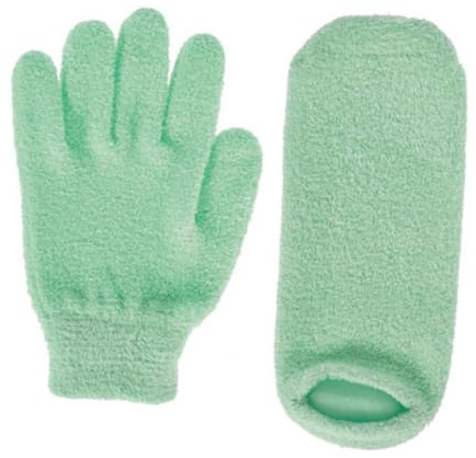 PRETYZOOM 2 paires Protections Gel Naturels Exfoliants et Hydratants pour Mains et Soins Beauté Corps Blanchiment Lot Spa à Domicile