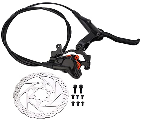 Ensemble de freins à disque hydrauliques pour vélo de montagne, alliage d'aluminium, frein à disque hydraulique arrière droit à 2 pistons pour les amateurs de vélo de montagne
