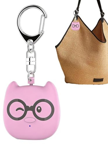 Alarma Personal Segura - 130DB Recargable Portátil de Protección | Artículo de Defensa Personal para Mujeres | para Niños Mayores Viajes Camping Escalada Correr Caminar Noche