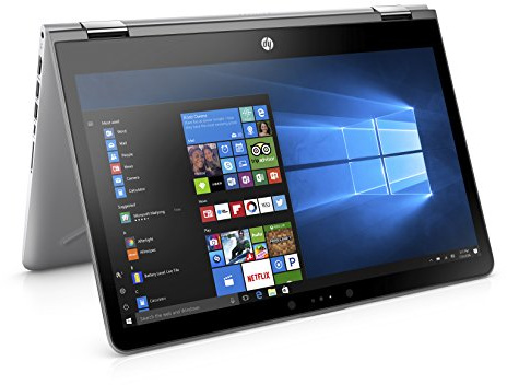 HP Pavilion x360 14-ba016na 14-inch FHD Touch Screen Convertible Laptop (Mineral Silver) - (Intel Core i3-7100U, 8GB RAM, 128GB SSD, Intel HD Graphics 620, Windows 10)