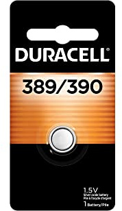 Duracell 389/390 oxyde d'argent 1.5 V Batterie Non-ricaricabile – Piles (Oxyde d'argent, Bouton/Monnaie, 1,5 V, 1 pièce (s), SR54, 80 mAh