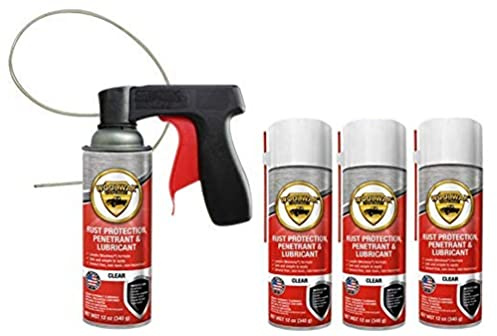 woolwax 4 Spray Can Undercoating Kit. Straw(Clear)
