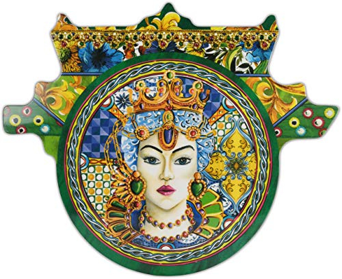 Baci Milano Tagliere Grande Carretto Coll. Joke Sicily (Verde)