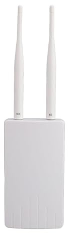 LTE Router, 4G LTE POE WLAN Router unterstützt SIM Karten für den Außenbereich, Entsperrtes 4G LTE Modem bis zu 300 Mbit/s, 2 5 dBi Antennen, für Europäische, Plug and Play.