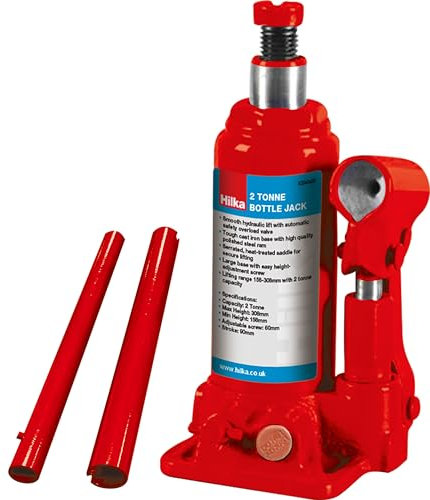 Hilka 82240520 2 Tonne Bottle Jack, red