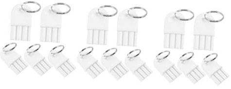 NUOBESTY 3 Set Distributore di Asciugamani di Carta Chiave Distributore Universale Chiave Distributore di Carta Igienica 5 Anelli in Metallo Supporto da 5 Pezzi Distributore di 5 Pezzi * 3