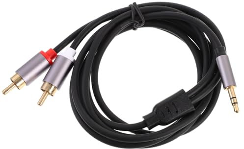 CONGARTENO 1.5m Audio Stereo Jack Compatibile Computer e Smartphone Connettività Adeguata Per Utilizzo