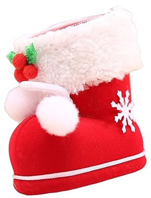 TOPPERFUN 3stücke Weihnachtsgeschenktüten Süßigkeitenbeutel mit Kordelzug Wiederverwendbar für Geschenke Süßigkeiten Pralinen als Party und Tischdekoration