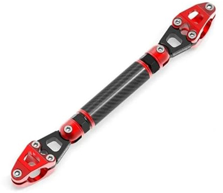 Barra Di Rinforzo Manubrio Barra di bilanciamento in carbonio universale per moto, traversa regolabile, rinforza il manubrio, staffa estesa, rinforza gli accessori della leva(4)