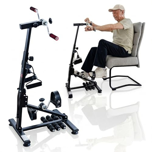 Pedaltrainer für Senioren, verstellbares Widerstandsfahrrad für Arm- und Beintraining