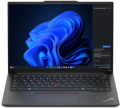Lenovo 2025 ThinkPad E14 Gen 6 Business Laptop - 14 1920x1200-16-Core Intel Ultra 7 155H - 32GB RAM 1TB SSD - Intel Graphics - Thunderbolt 4 - Wi-Fi 6 - HD Audio - 720p HD Camera - W11P - Black