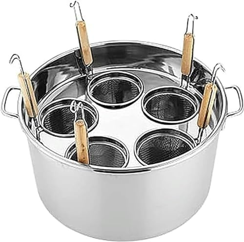 Pastakocher-Einsatz-Set mit Trennwand und Siebsieb für perfektes Kochen und einfaches Abtropfen