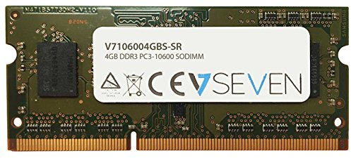 V7 V7106004GBS-SR V7 4GB DDR3 PC3_10600 _ 1333MHZ SO DIMM módulo de memoria _ V7106004GBS-SR