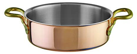 Paderno Casserole cuivre 3 ply Série 15500 (d.24 cm – h.8 cm – 3,6 lt.)