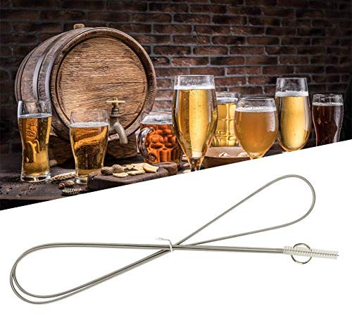 Cafopgrill 150 cm Bier Silikon Tube Brush, Pfeifenreiniger Tube Spiral Cleaning Brush für 8-10mm Straight oder Bent Silicone Tube Oktoberfest