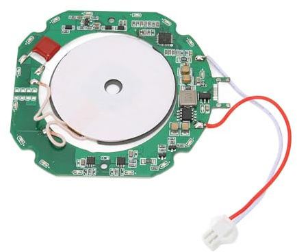 Dpofirs 15W Qi Wireless Charger PCBA Platine, 2PIN Qi Standard Wireless Charger Empfängermodul Eingebauter Kurzschlussschutz, Überspannungsschutz