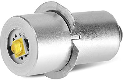 TKSE LED Flashlight Bulb, 1pc P13.5S White/Warm White LED Flashlight Replacement Bulb, Torch Lamp Emergency Work Light Bulb Replacement(Warm White 4~12V)