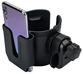 Altabebe (AL1016) Getränkehalter für Kinderwagen, Buggy, Zubehör, Universal Becherhalter Kinderwagen, Kaffeehalter, Kinderwagen, Rollator, Fahrrad, Cup Holder für ABC Design, Cybex, Hauck, Joie