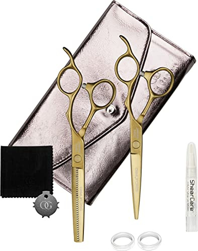 Olivia Garden SilkCut PRO Matt Gold 2er Set HS 5,7