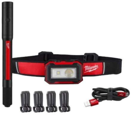 Milwaukee IR HL450PL250 4933492104 - Juego de luces de trabajo con batería