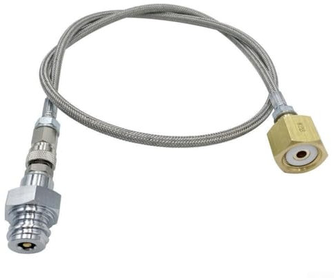 90 cm Kupferkopfadapter Hochdruckschlauch Ersatz-Hochdruckschlauch für CO2-Übertragung (W21,8 bis 14)