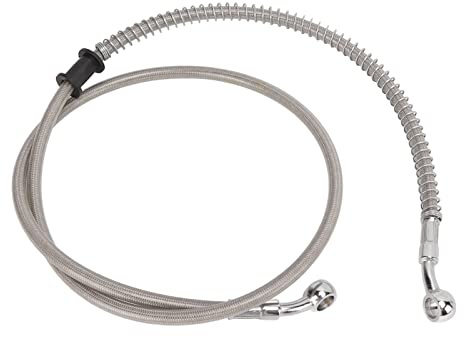 Universal Kupplungsölleitung, Motorrad Hydraulische Bremse Leitung Ölschlauch Rohr Geflochtenes Kabel aus Edelstahl, Universal Motorrad Bremsleitung Stahl Bremskupplung(#2) (110cm)