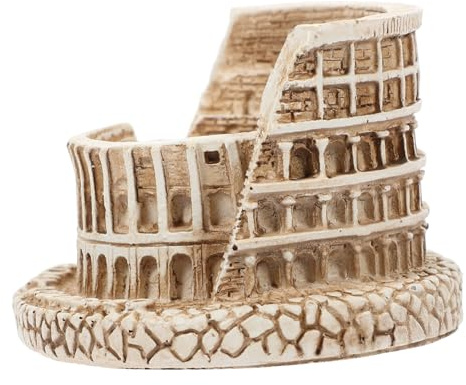 Alipis Statuetta Dell'anfiteatro Romano in Resina Antica, Decorazione Architettura Romana Per Acquario e Casa, Ornamento Da Tavolo Artigianale, Resistente e Leggera, Regalo Decorativo