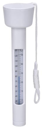 Termometro per piscina galleggiante portatile con corda, termometro per vasca idromassaggio impermeabile, galleggiante, fontana idrometro, per piscina, spa, tubi caldi, acquari, stagni di pesce