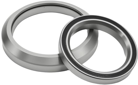 Ollanoos 2Pcs 1-1/8 Inch and 1-1/2 Inch Bike Headset Bearings for Mountain Road Bike, MH-P03 41mmX6.5HX45° with ACB518K 51.8mmX8HX45°, Replacement for FSA Orbit 1.5 ZS Headset No.57