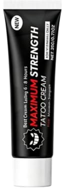 Crème pour Tatouage Crème Anesthésiante Extra Forte,Spray Apaisant,Soin Hydratant pour la Peau - pour Soins après Épilation de la Peau du Corps, Prévient la Décoloration, Réduit l Irritation 1 pièce
